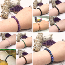 Load image into Gallery viewer, 8mm Crystal Bead Bracelet
