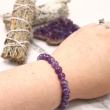 Load image into Gallery viewer, 8mm Crystal Bead Bracelet