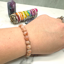 Load image into Gallery viewer, 8mm Crystal Bead Bracelet