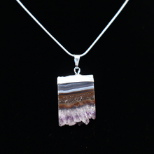 Load image into Gallery viewer, Amethyst Slice Necklace