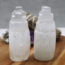 Load image into Gallery viewer, Selenite Skyscraper Tower