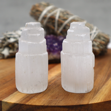 Load image into Gallery viewer, Selenite Skyscraper Tower