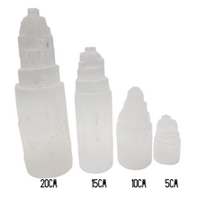 Load image into Gallery viewer, Selenite Skyscraper Tower