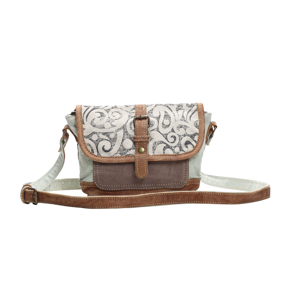 Leaf Print Small & Crossbody Myra Bag