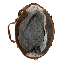 Load image into Gallery viewer, Bison Ridge Hair-On Hide Tote Myra Bag
