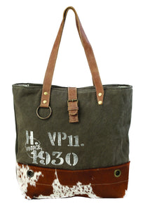 Vintage 1930 Canvas Tote Myra Bag