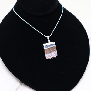 Amethyst Slice Necklace