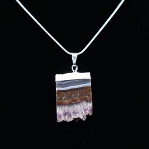 Amethyst Slice Necklace