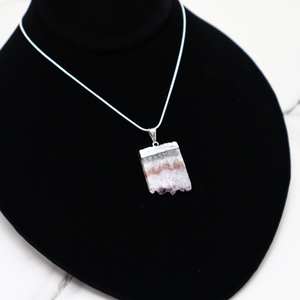 Amethyst Slice Necklace