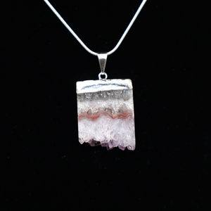 Amethyst Slice Necklace